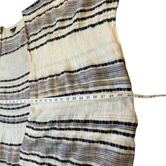 American Eagle AE Long Midi Kimono Cotton Blend Southwestern Fringe Women's O/S - Picture 10 of 12